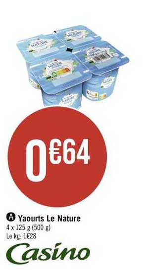 Yaourts Le Nature
