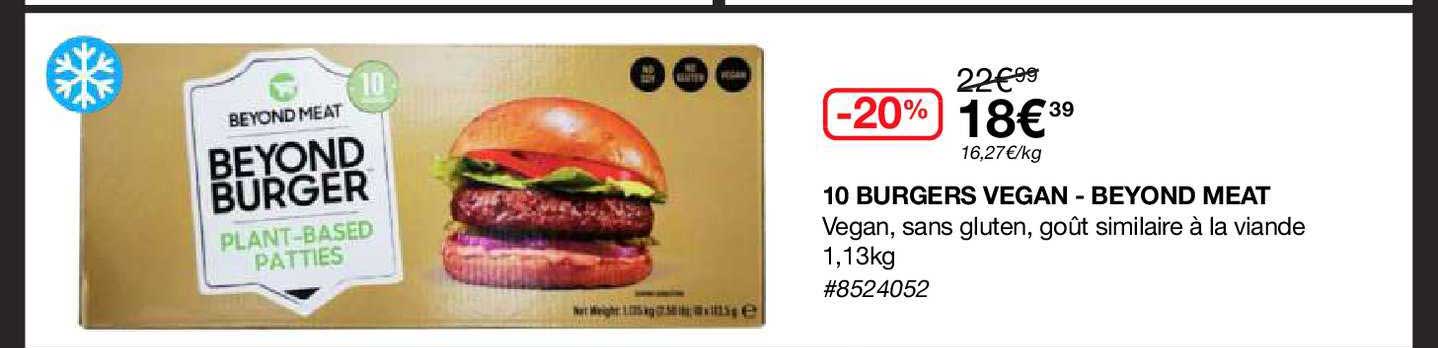 10 burgers vegan - beyond meat