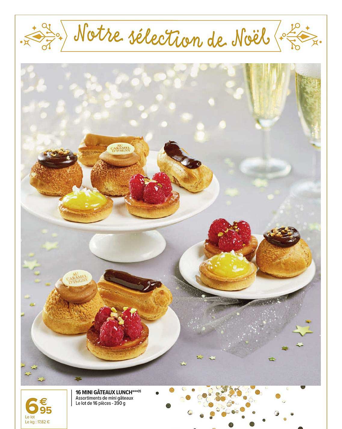 16 Mini Gâteaux Lunch