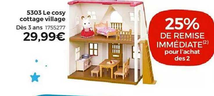 5303 le cosy cottage village 25% de remise immédiate pour l'achat des 2