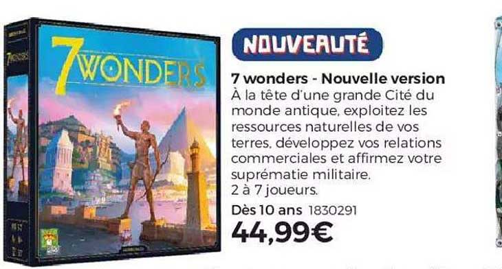 7 wonders nouvelle version