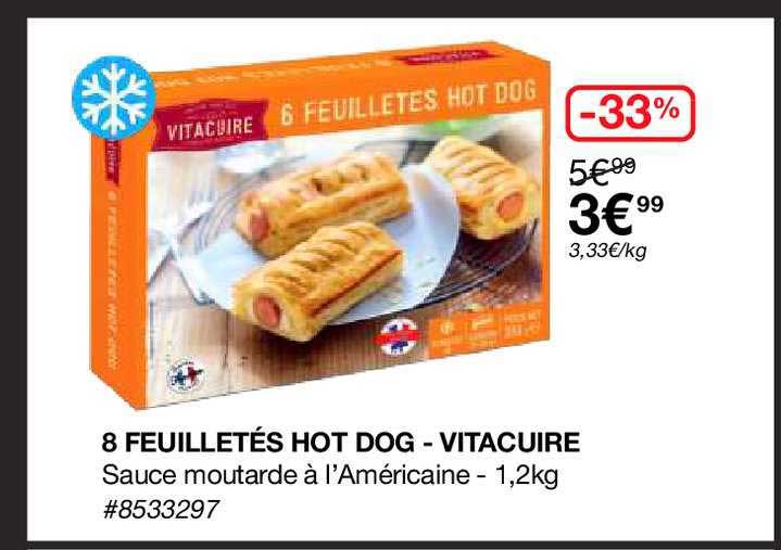 8 feuilletés hot dog - vitacuire