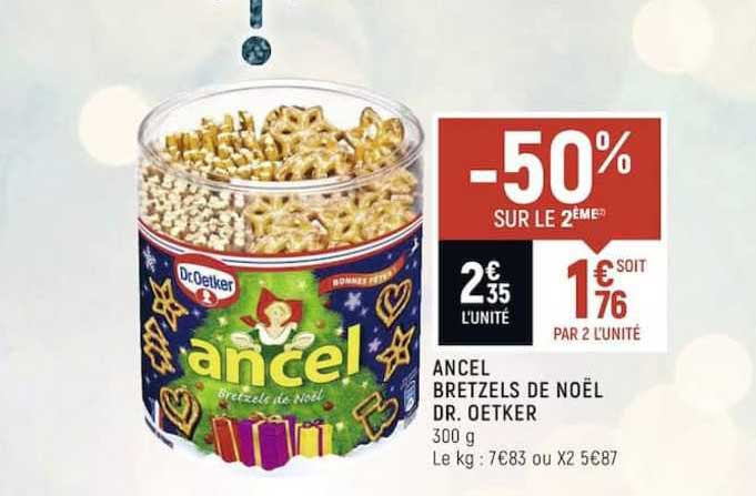 ancel bretzels de noël dr. oetker