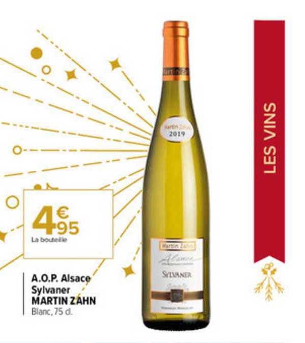 Aop Alsace Sylvaner Martin Zahn