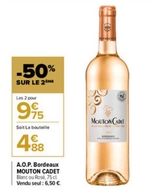 aop bordeaux mouton cadet