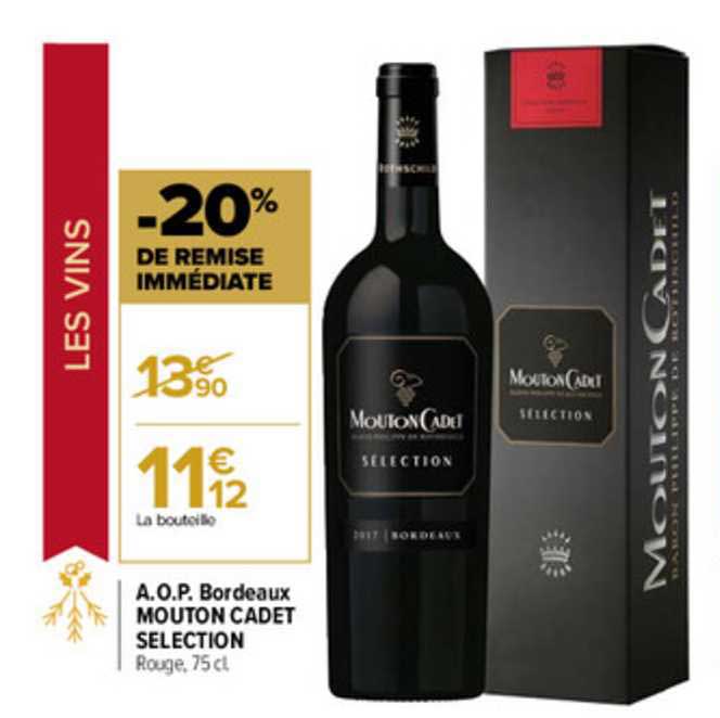 aop bordeaux mouton cadet selection