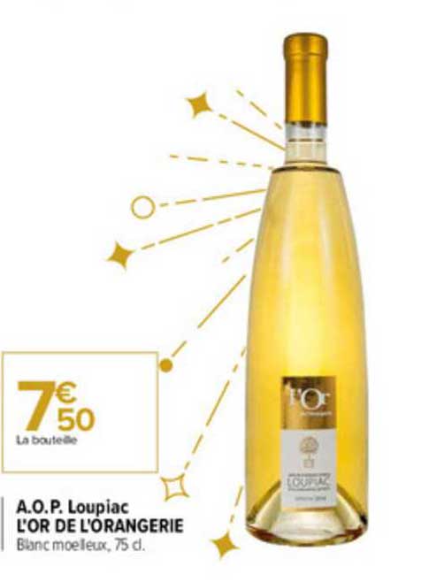 aop loupiac l'or de l'orangerie