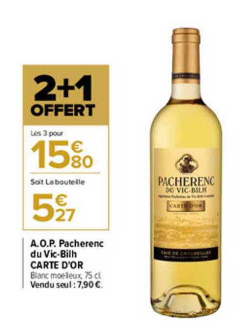 aop pacherenc du vic-bilh carte d'or