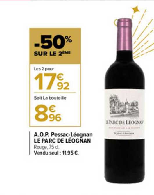 aop pessac léognan le parc de léognan