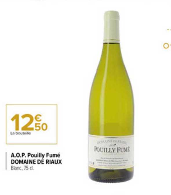 aop pouilly fumé domaine de riaux