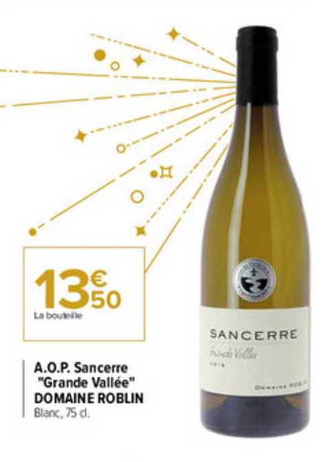 aop sancerre "grande vallée" domaine roblin