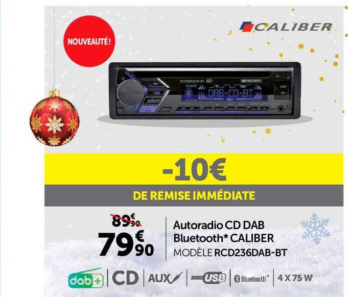 autoradio cd dab bluetooth* caliber