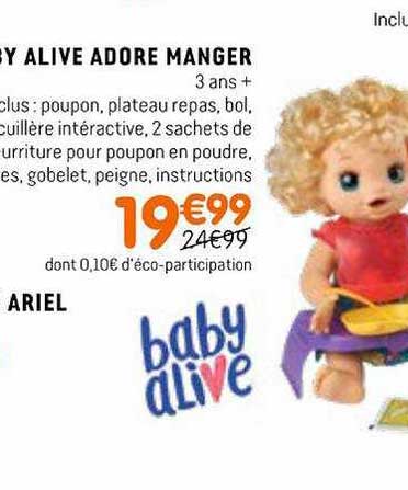 baby alive adore manger