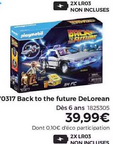 back the future delorean playmobil