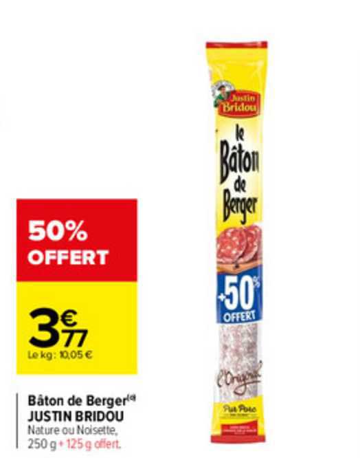 Bâton De Berger Justin Bridou