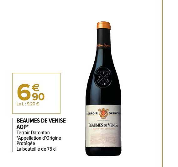 beaumes de venis aop terroir daronton