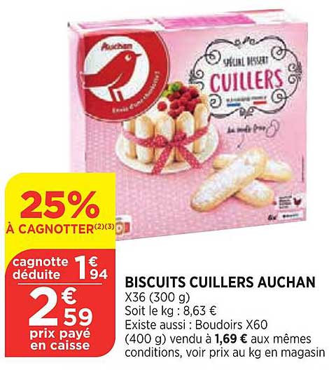 Biscuits Cuillers