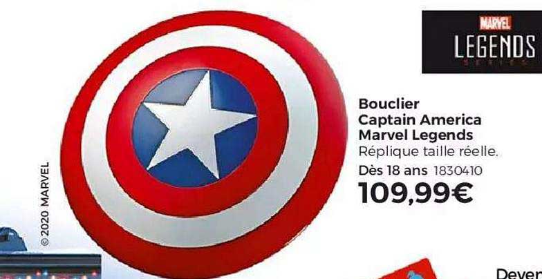 bouclier capitain america marvel legends