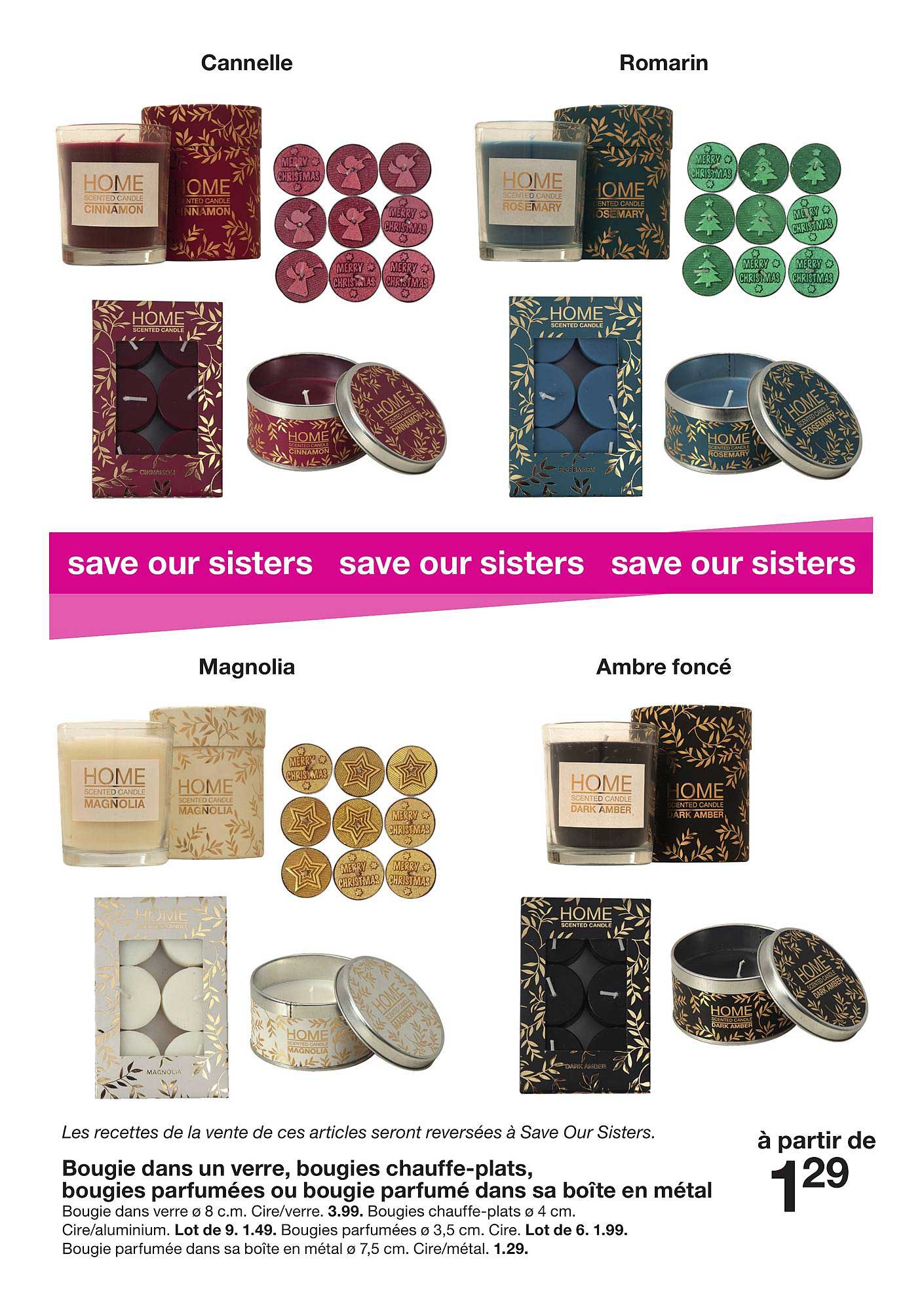 bougie dans un verre, bougies chauffe plats, bougies parfumées ou bougies parfumé dans sa boîte en métal