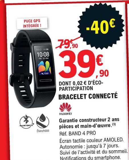 bracelet connecté huawei