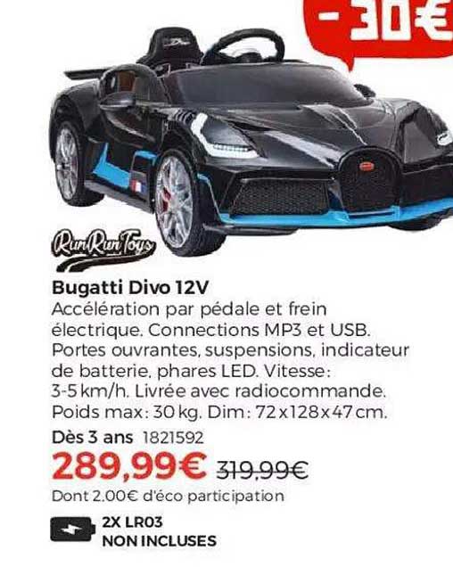 bugatti divo 12 c run run toys
