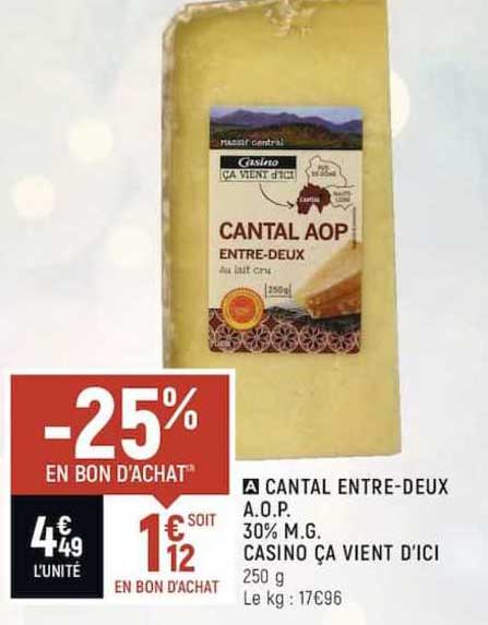 cantal entre deux a.o.p casino ça vient d'ici