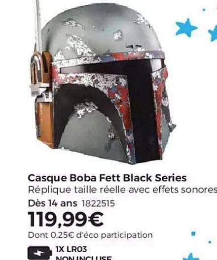 casque boba fett black series