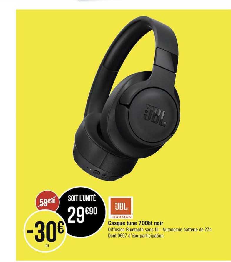 casque tune 700bt noir jbl