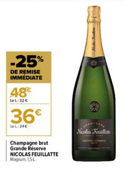 champagne brut grande réserve nicolas feuillatte