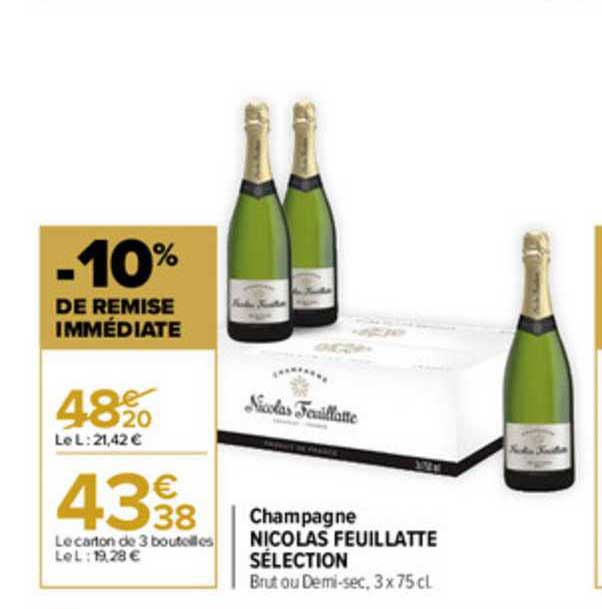 champagne nicolas feuillatte sélection