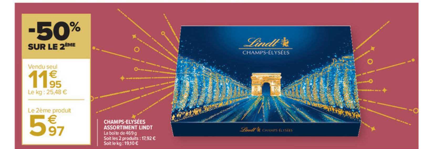 champs-élysées assortiment lindt