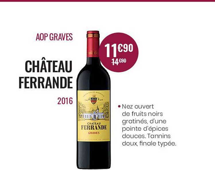 château ferrande 2016 aop graves