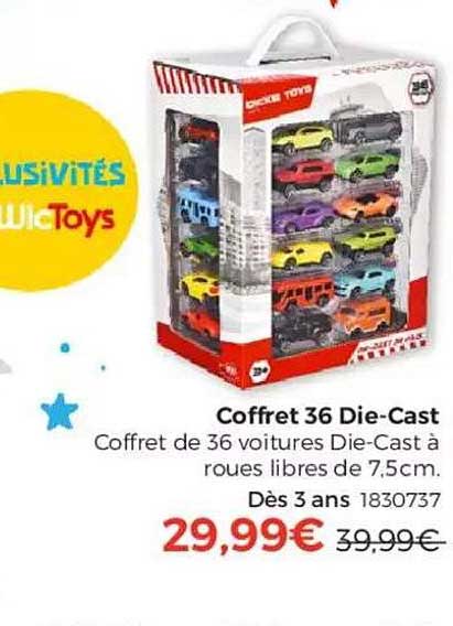 coffret 36 die cast