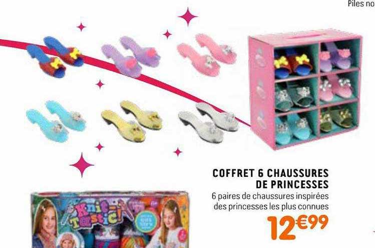 Coffret 6 Chaussures De Princesses