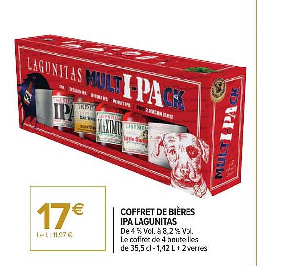 coffret de bières ipa lagunitas