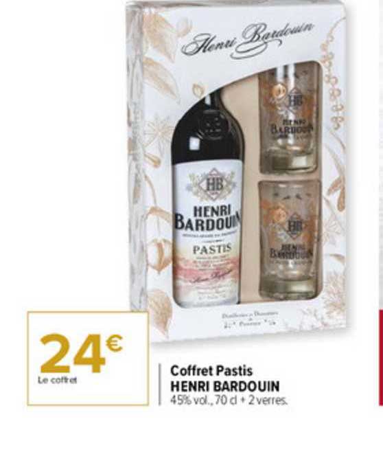 coffret pastis henri bardouin