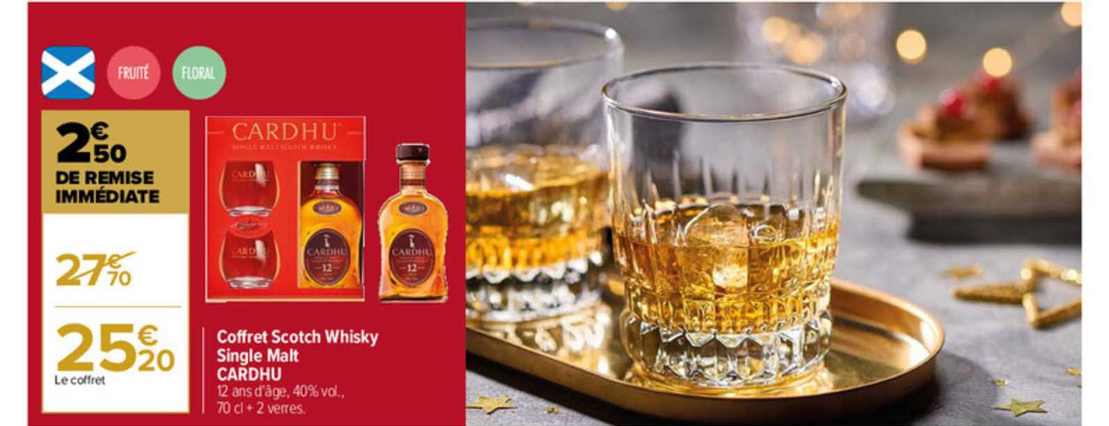 coffret scotch whisky single malt cardhu