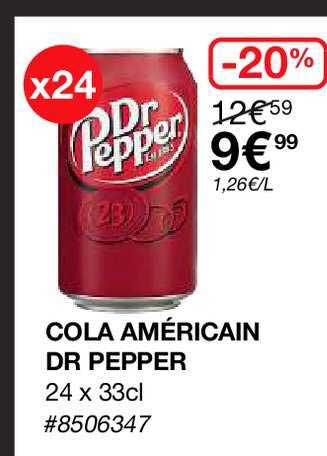cola américain dr pepper