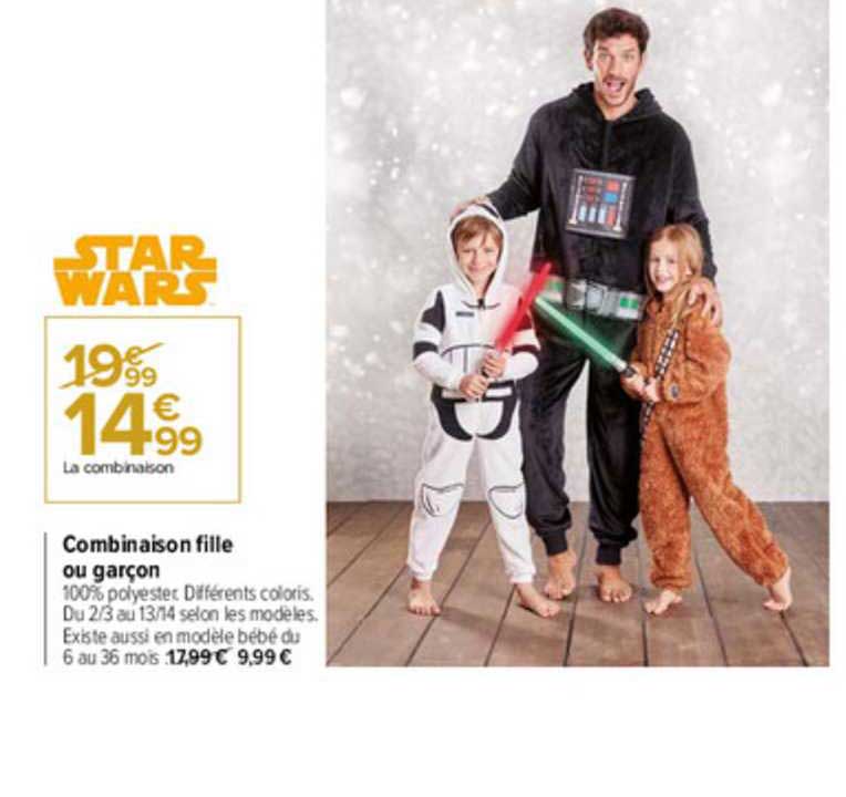 Combinaison Fille Ou Garçon Star Wars