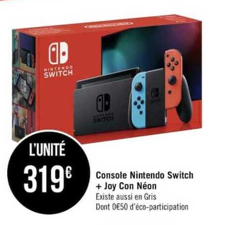 Console Nintendo Switch + Joy Con Néon