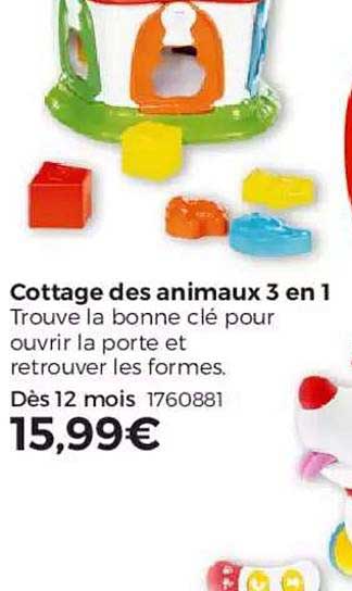 Cottage Des Animaux 3 En 1