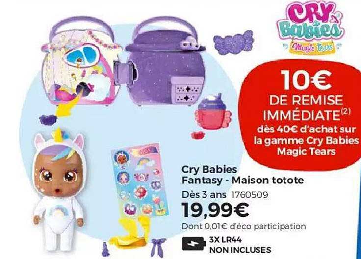 cry babies fantasy maison totote