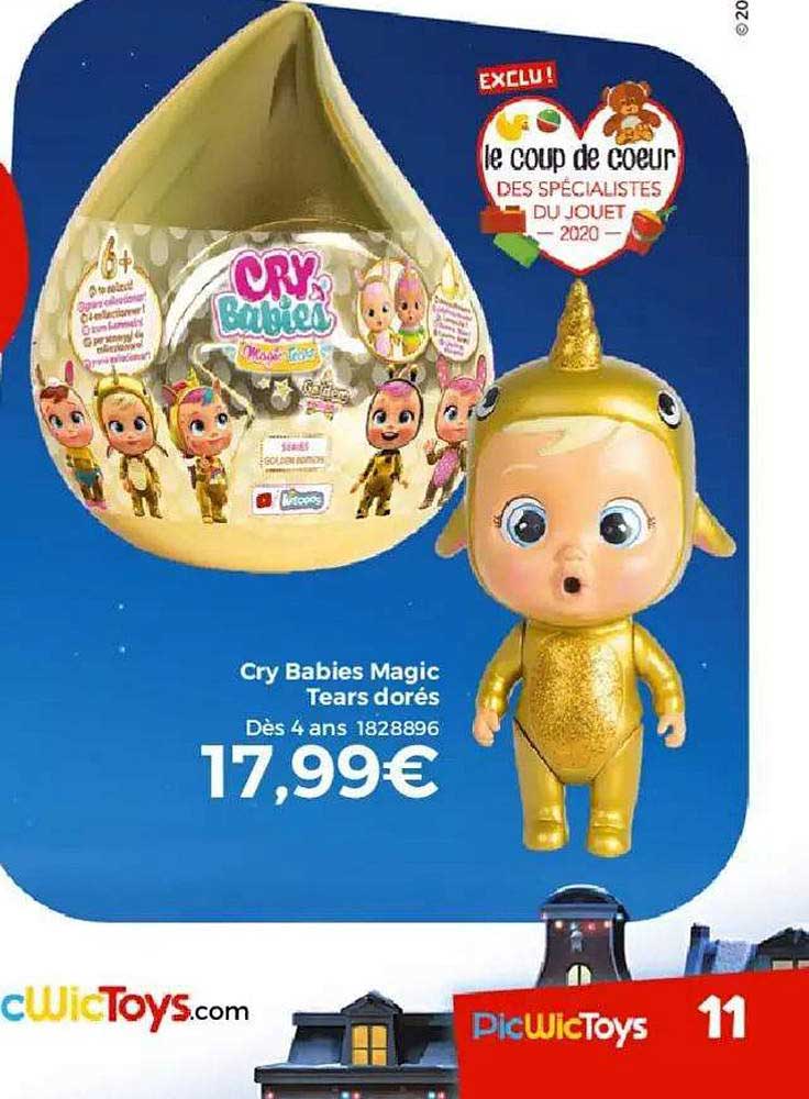 cry babies magic tears dorés