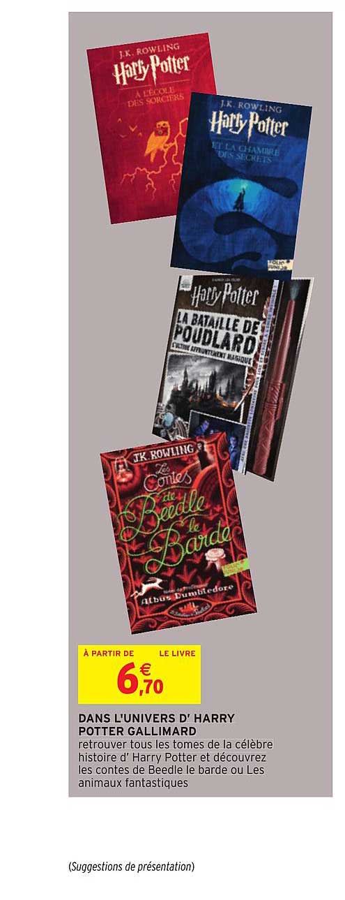 dans l'univers d'harry potter gallimard
