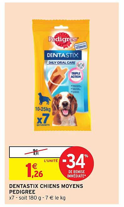 dentastix chiens moyens pedigree