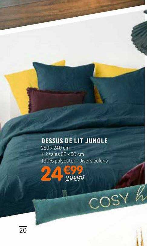 dessus de lit jungle