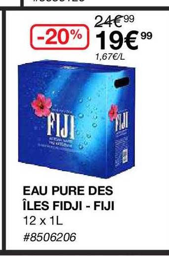 eau pure des îles fudji - fiji