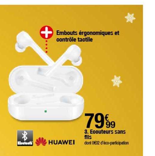 écouteurs sans fils huawei