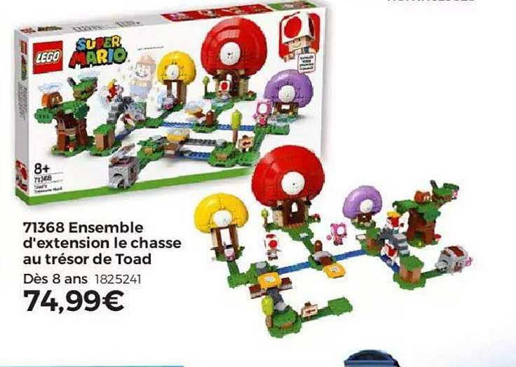 ensemble d'extension le chasse au trésor de toad lego
