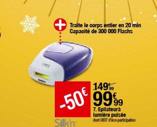 épilateur à Lumière Pulsée Silk'n